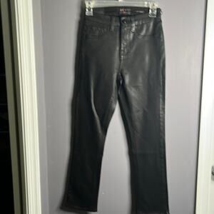 Jen 7 Black Straight Leg Trousers Size 0